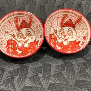 Year of the Rabbit Design Bowls Chinese zodiac bowls fun beautiful